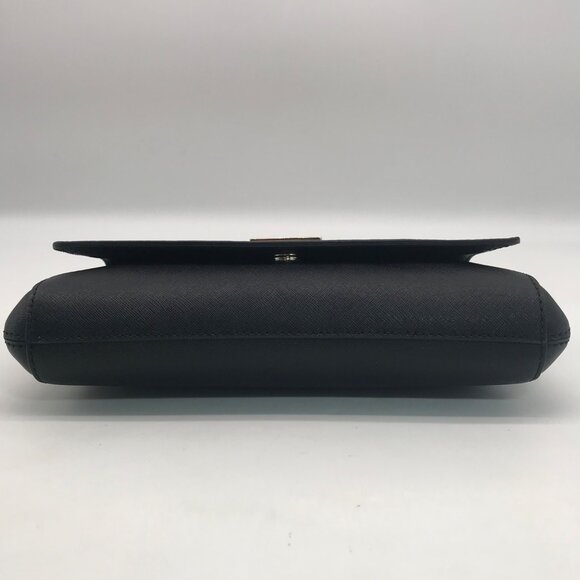 Kate Spade Laurel Way Black & Blush Pink Saffiano Leather Greer Shoulder Bag - Picture 5 of 11